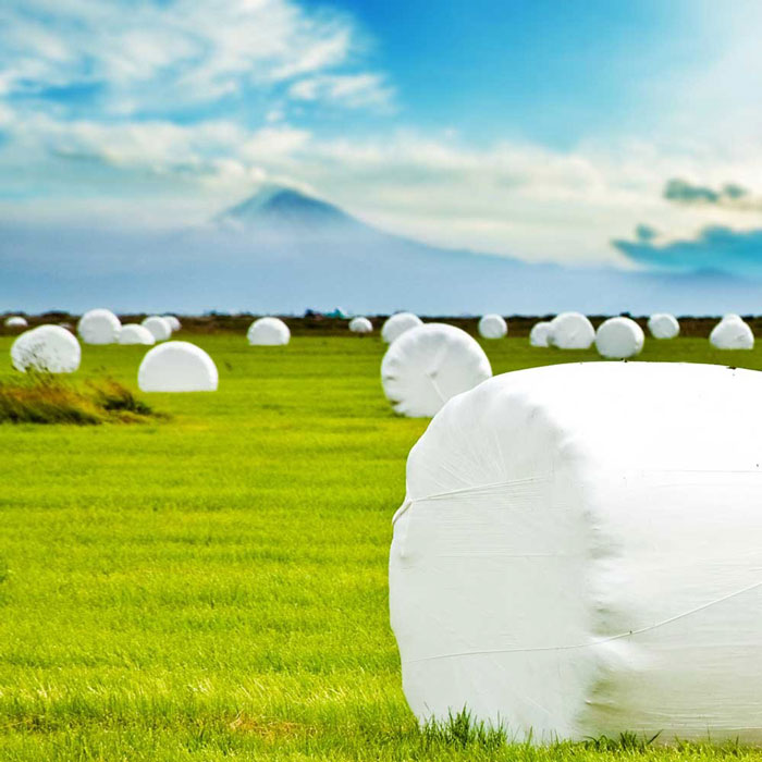 نایلون سیلو برای نگهداری علوفه و ذرت
